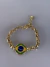 Pulseira regulável dourada verniz italiano corrente elo português pingente Brasil verniz italiano