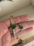 Conjunto bracelete e anel SJ linha premium verniz italiano com zircônia cristal e coração verde - loja online