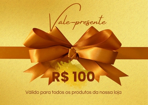 Vale Presente R$ 100,00