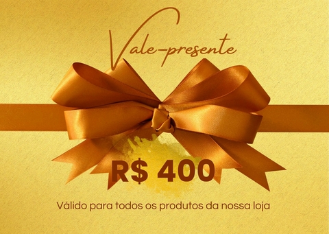Vale Presente R$ 400,00 - comprar online