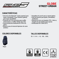 Guantes Moto Five Globe New en internet