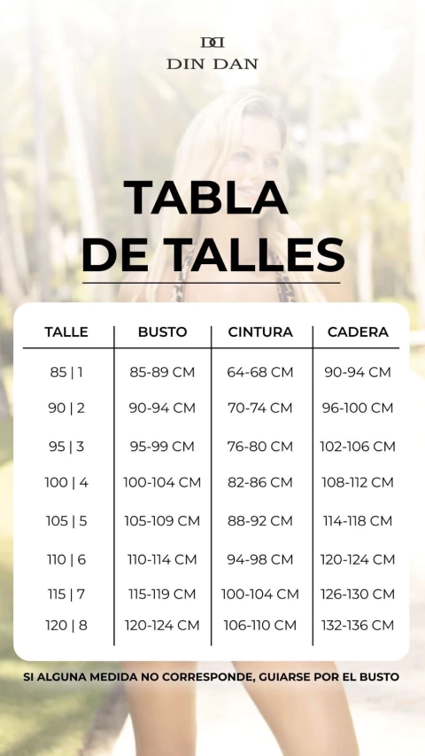 TABLA DE TALLES - comprar online