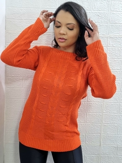 ÚLTIMAS PEÇAS - PROMOÇÃO Blusa De Frio Tricot Pom Pom