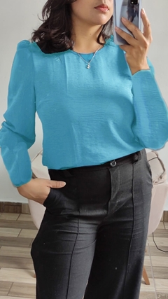 Blusa Manga Longa Punho Elástico Megan na internet