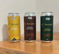 Cerveza artesanal roja Red Ale x 473 ml
