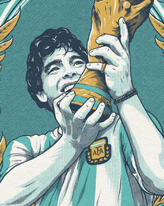 Serigrafia Maradona - comprar online