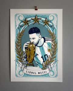 Serigrafia Messi - comprar online