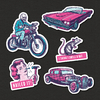 Stickers Kustom Pack (x5)