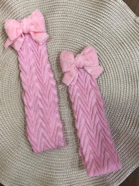 Meia 3/4 Yoyo Rosa 24179