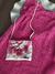 Vestido Infantil em Malha Tricot Pink Acompanha Bolsa Kukiê 76975 na internet
