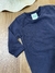 Body Infantil em Algodão Azul Marinho Traço Menor 41666 - comprar online