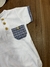 Body Infantil Branco com Bolso Xadrez Azul Lessa 7355 - comprar online