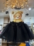 Saia Infantil em Voil Preto Yoyo 25027