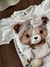 Body Infantil Menina Ursinha Vintage Branco Yoyo 25000 - comprar online