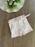 Short Infatil Menina Rosa com Pérolas e Cinto Yoyo 25044