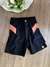 Bermuda Infantil em Molecotton Preto e Laranja Hering Kids 55JCN10EN