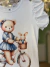 Body Infantil Ursinha de Bicicleta Yoyo 26001 na internet