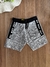 Bermuda Infantil em Molecotton Preto e Branco Mescla Lemon 81029