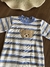 Macacão Infantil em Tricot Listrado Urso Mini e Co 31281777 - Clube Melina