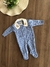 Macacão Infantil em Tricot Azul com Gola Bordada Mini e Co 31331777 - comprar online