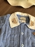 Macacão Infantil em Tricot Azul com Gola Bordada Mini e Co 31331777 na internet