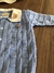 Macacão Infantil em Tricot Azul com Gola Bordada Mini e Co 31331777 - Clube Melina