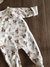 Macacão Infantil Ultrasoft Ursinha Rosa Mini e Co 29471956 - Clube Melina