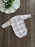 Body Infantil Xadrez Rosa Mini e Co 02471956 - comprar online