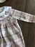 Macacão Infantil Xadrez Rosa com Gola Bordada Mini e Co 31131956 - Clube Melina