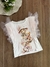 Conjunto Infantil Blusa Menina e Urso e Saia em Crepe Yoyo 25088 - comprar online