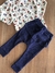 Conjunto Infantil Body Cereja e Calça Canelada Azul Marinho Mini e Co 06891964 - Clube Melina
