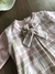 Conjunto Infantil Body Rosa e Vestido Xadrez Rosa Mini e Co 07791956 - loja online