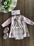 Conjunto Infantil Body Rosa e Vestido Xadrez Rosa Mini e Co 07791956 - comprar online
