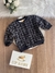 Jaqueta Infantil Jacquard Preta Ultra Soft Up Baby 110144952