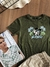 Conjunto Infantil Masculino T-Shirt Verde Militar Estampa Mickey e Short Listrado de Sarja Youccie I1666 - comprar online