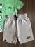 Conjunto Infantil Masculino Blusa Verde Apple Mint Mickey e Amigos e Short Bege Youccie I1664 - comprar online
