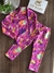 Pijama Infantil em Soft Pettenatti Rosa Dinossauro Up Baby 260145961 - comprar online