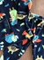 Pijama Infantil em Soft Pettenatti Azul Marinho Dinossauro Up Baby 260145961 - Clube Melina