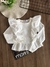 Blusa Infantil Manga Longa com Babados Pérola Momi H5928 - comprar online
