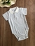Body Infantil Manga Curta e Gola Polo Azul Claro Hering 58N61AEN