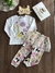 Pijama Infantil Manga Longa com Saia de Tule e Tapa Olhos Animais Zoológico Up Baby 260145963 - comprar online