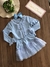 Conjunto Infantil Blusa Manga Longa e Short Saia Tule e Pedrarias Azul Petit Cherie 51118026230 - comprar online