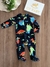 Macacão Infatil em Soft Pettenatti Dino Azul Escuro Up Baby 081245965 - comprar online