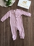 Macacão Infantil em Ribana Canelada Rosa Prateado Up Baby 081245912 - comprar online