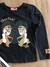 Blusa Infantil Manga Longa Tico e Teco Preto Momi J6147 na internet