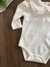 Body Infantil Manga Longa com Gola Babadinho Pérola Momi C2386 - Clube Melina