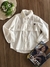 Camisa Infantil Off White com Babados Momi H5946 - comprar online