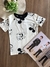 T-Shirt Infantil Mickey e Amigos Preto e Branco Youccie I1916 - comprar online