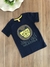 Camiseta Infantil Azul Marinho com Leão Up Baby 070244641