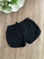 Short Infantil em Algodão Preto Básico Duzizo 6807